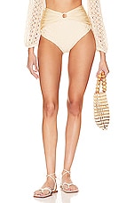 Product image of PatBO Monstera Crochet Bikini Bottom. Click to view full details