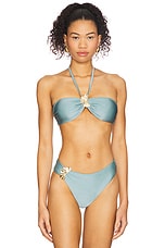 Seashell Lycra Halterneck Petal Bikini Top