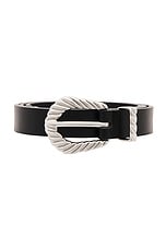 Slim Modern Faux Fur Rodeo Belt - thumbnail 10