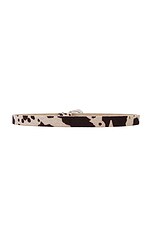 Slim Modern Faux Fur Rodeo Belt - thumbnail 4