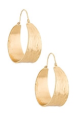 Product image of petit moments Terrain Hoop Earring. Click to view full details