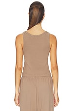 Structured Rib Bra Friendly Tank - thumbnail 5