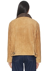 Suede Terracotta Work Jacket - thumbnail 6