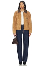 Suede Terracotta Work Jacket - thumbnail 7