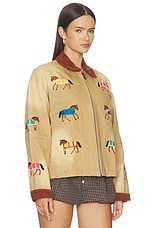 Lariat Horse Embroidered Work Jacket - thumbnail 6