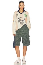 Striped Sport Long Sleeve Jersey Tee - thumbnail 8