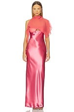 Suki Dress With Cape - thumbnail 4