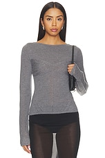 Amelia Pointelle Top - thumbnail 4