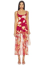 Ginger Flower Print Tank Dress - thumbnail 4