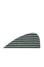 Pembroke Stripe Cotton Hair Wrap - thumbnail 4
