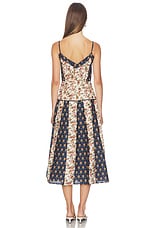 Cotton Silk V-neck Sleeveless A Line Dresses - thumbnail 6