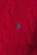 Cable Knit Wool Cashmere Cardigan - thumbnail 9