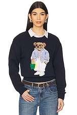 Polo Bear Cotton Crewneck Sweater