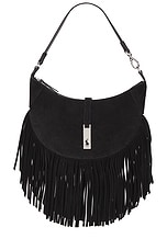 Suede Fringe Shoulder Bag