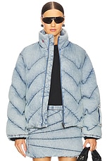 Denim Puffer Jacket