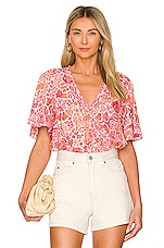 Three M Becca Blouse Coral