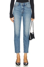 Bri Ankle High Rise Slim Straight Jeans
