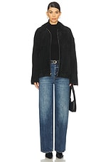 Tate High Rise Bowed Wide Jeans - thumbnail 8