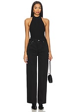 Tate High Rise Bowed Wide Jeans - thumbnail 8