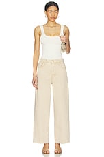 Tate Crop High Rise Bowed Wide Jeans - thumbnail 8