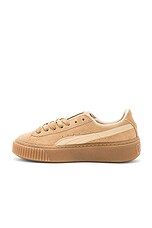 puma suede platform oatmeal