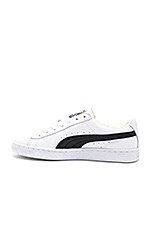 puma basket classic white sneakers
