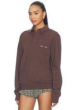 Monogram Washed Rugby Sweater - thumbnail 5