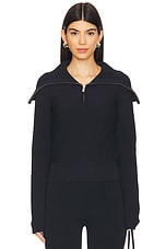 Zipped Collar Sweater