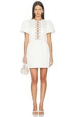 Blaise Puff Sleeve Mini Dress - thumbnail 4