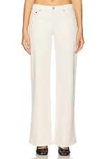 Mid Rise Wide Leg