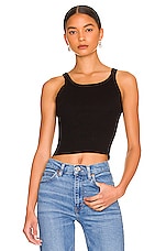 Product image of RE/DONE x Hanes Cropped Rib Tank. Click to view full details