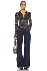 Ribbed Polo Cardi - thumbnail 7