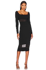 Jamie Midi Dress Black main image 1