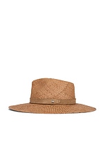 Western Straw Fedora Hat - thumbnail 6