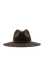 Rag & Bone Wide Brim Fedora In Brown | REVOLVE