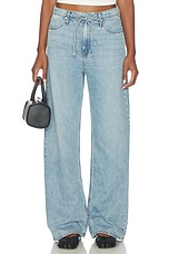 Featherweight Phoebe Drawstring Wide Jeans - thumbnail 4