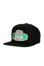 Rhude Racing Crest Hat in Black | REVOLVE