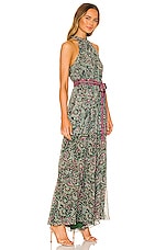 ROCOCO SAND Lar Tie Waist Jumpsuit in Green | REVOLVE