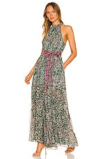 ROCOCO SAND Lar Tie Waist Jumpsuit in Green | REVOLVE