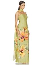 Strapless Maxi Dress With Fringe Sash - thumbnail 6