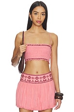 Smocking Bandeau Top - thumbnail 4