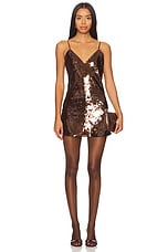 retrofete Deserae Dress in Deep Brown | REVOLVE