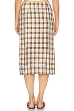 Draped Check Skirt - thumbnail 7
