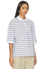 Striped Oversized Polo - thumbnail 5