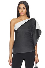 Sculptural Double Layered Top - thumbnail 4