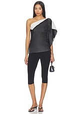 Sculptural Double Layered Top - thumbnail 8