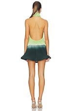 Pleated Turtleneck Mini Dress - thumbnail 6