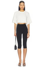 Ponte Knit Crop Top - thumbnail 6