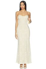 Amana Strapless Scarf Maxi Dress - thumbnail 5