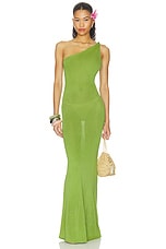 Diana Asymmetric Neck Maxi Dress - thumbnail 4
